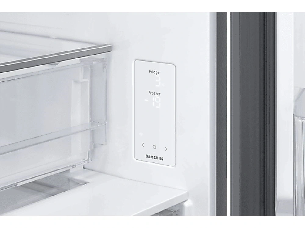 Samsung RB53DG706CS9EO inox, alulfagyasztós, Hűtő:370L, Fagyasztó:168L, No frost hűtőszekrény (Használt - B)