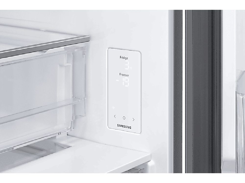 Samsung RB53DG706CS9EO inox, alulfagyasztós, Hűtő:370L, Fagyasztó:168L, No frost hűtőszekrény (Újszerű)