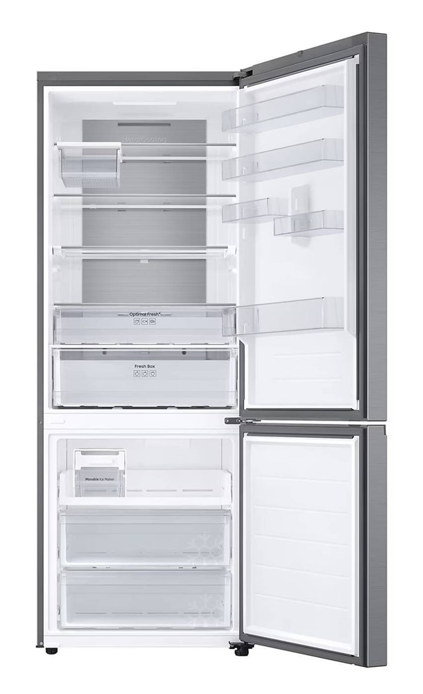 Samsung RB53DG706CS9EO inox, alulfagyasztós, Hűtő:370L, Fagyasztó:168L, No frost hűtőszekrény (Újszerű)