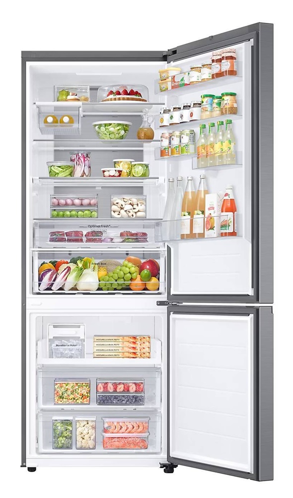 Samsung RB53DG706CS9EO inox, alulfagyasztós, Hűtő:370L, Fagyasztó:168L, No frost hűtőszekrény (Újszerű)