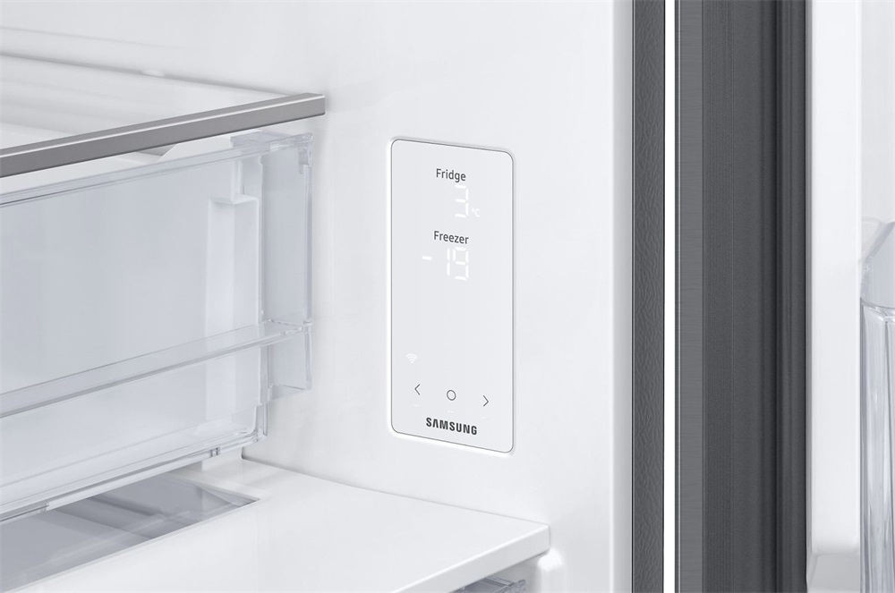 Samsung RB53DG706CS9EO inox, alulfagyasztós, Hűtő:370L, Fagyasztó:168L, No frost hűtőszekrény (Újszerű)