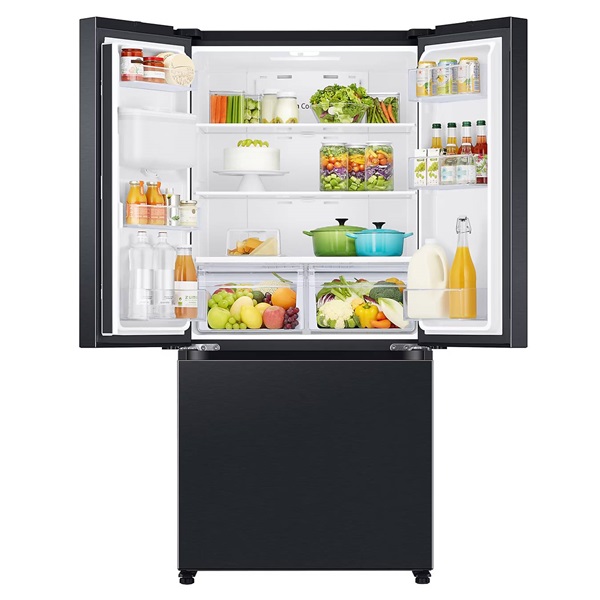 Samsung RF50C530EB1/EO fekete, Side-by-Side, Hűtő:330L, Fagyasztó:165L, Twin Cooling Plus hűtőszekrény