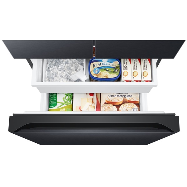 Samsung RF50C530EB1/EO fekete, Side-by-Side, Hűtő:330L, Fagyasztó:165L, Twin Cooling Plus hűtőszekrény