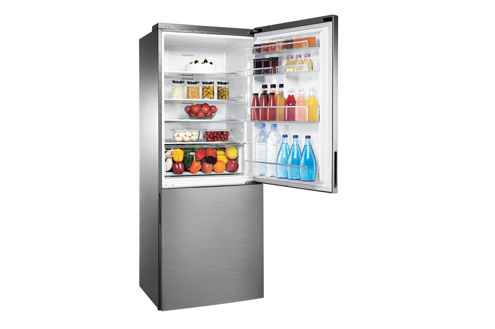Samsung RL435ERBAS8/EO ezüst, alulfagyasztós, Hűtő:308L, Fagyasztó:154L, hűtőszekrény
