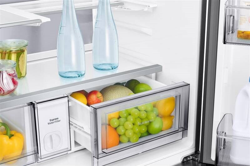 Samsung RM90F67CEC/EOfrancia ajtós, Hűtő:399L, Fagyasztó:255L, hűtőszekrény