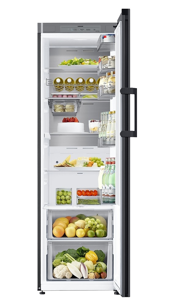 Samsung RR39C76C322/EF fekete, egyajtós, Hűtő:387L, hűtőszekrény