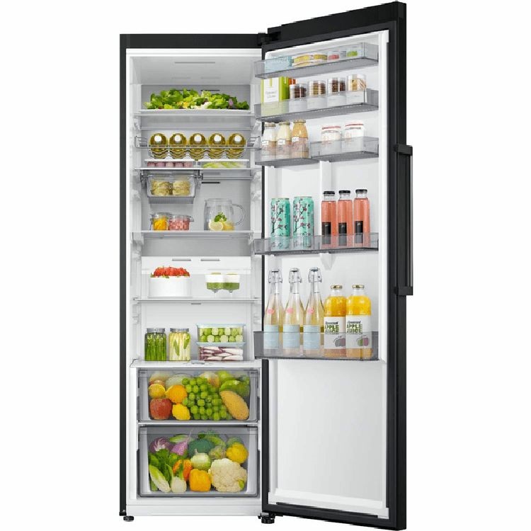Samsung RR39C7EC5B1/EF fekete, egyajtós, Hűtő:387L, hűtőszekrény