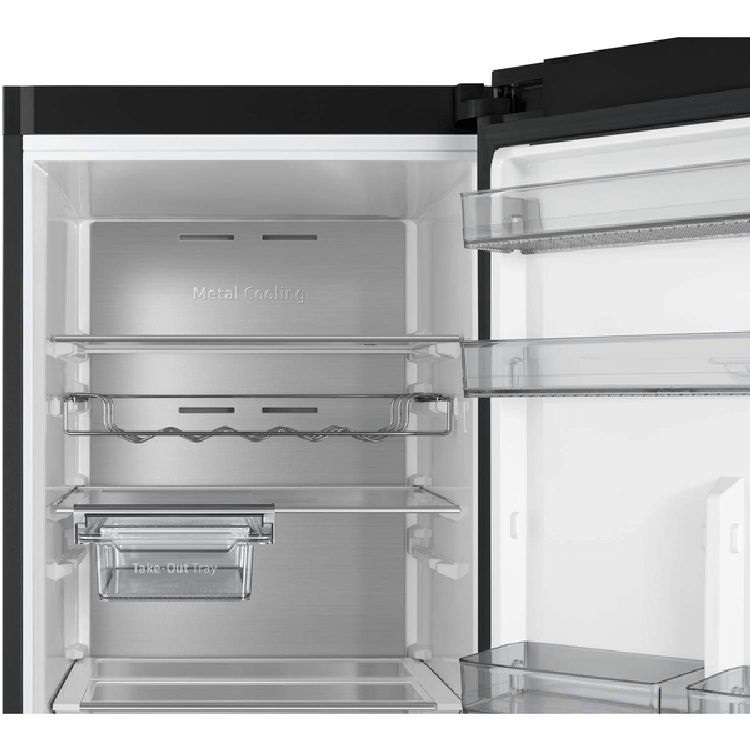 Samsung RR39C7EC5B1/EF fekete, egyajtós, Hűtő:387L, hűtőszekrény