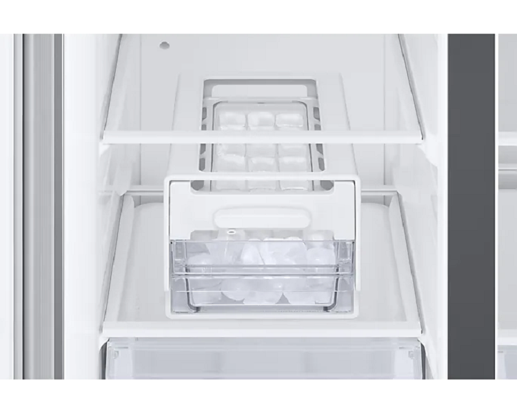 Samsung RS66A8100S9/EF ezüst, Side-by-Side, Hűtő:409L, Fagyasztó:243L, Twin Cooling Plus hűtőszekrény