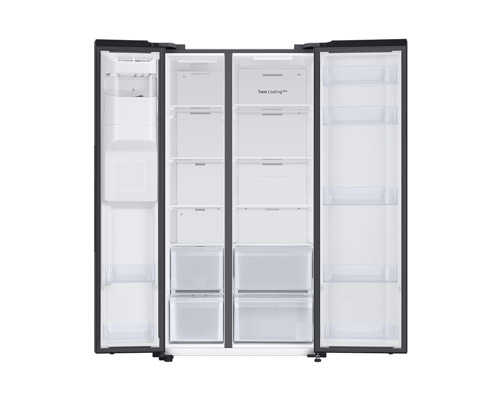 Samsung RS67A8811B1/EF fekete, Side-by-Side, Hűtő:409L, Fagyasztó:225L, Twin Cooling Plus hűtőszekrény
