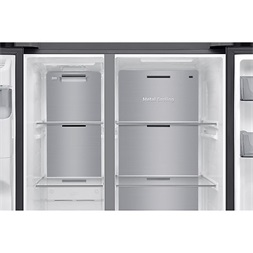 Samsung RS70F64KE feO side-by- side, Hűtő:420L, Fagyasztó:220L, hűtőszekrény