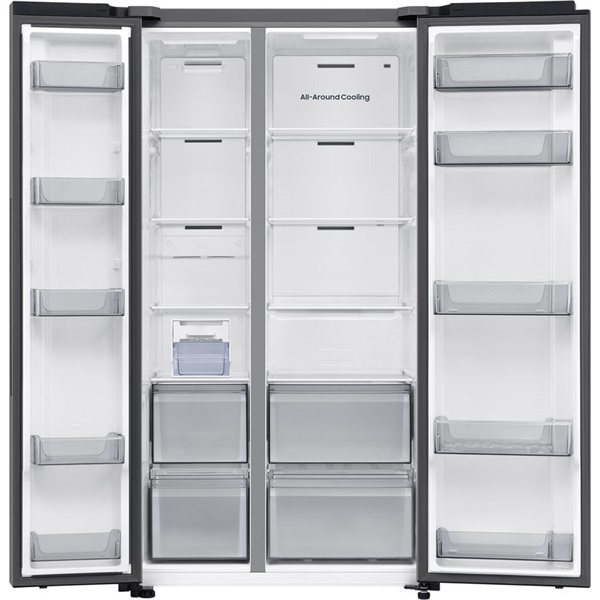 Samsung RS70F65QETEO side-by- side, Hűtő:420L, Fagyasztó:239L, hűtőszekrény