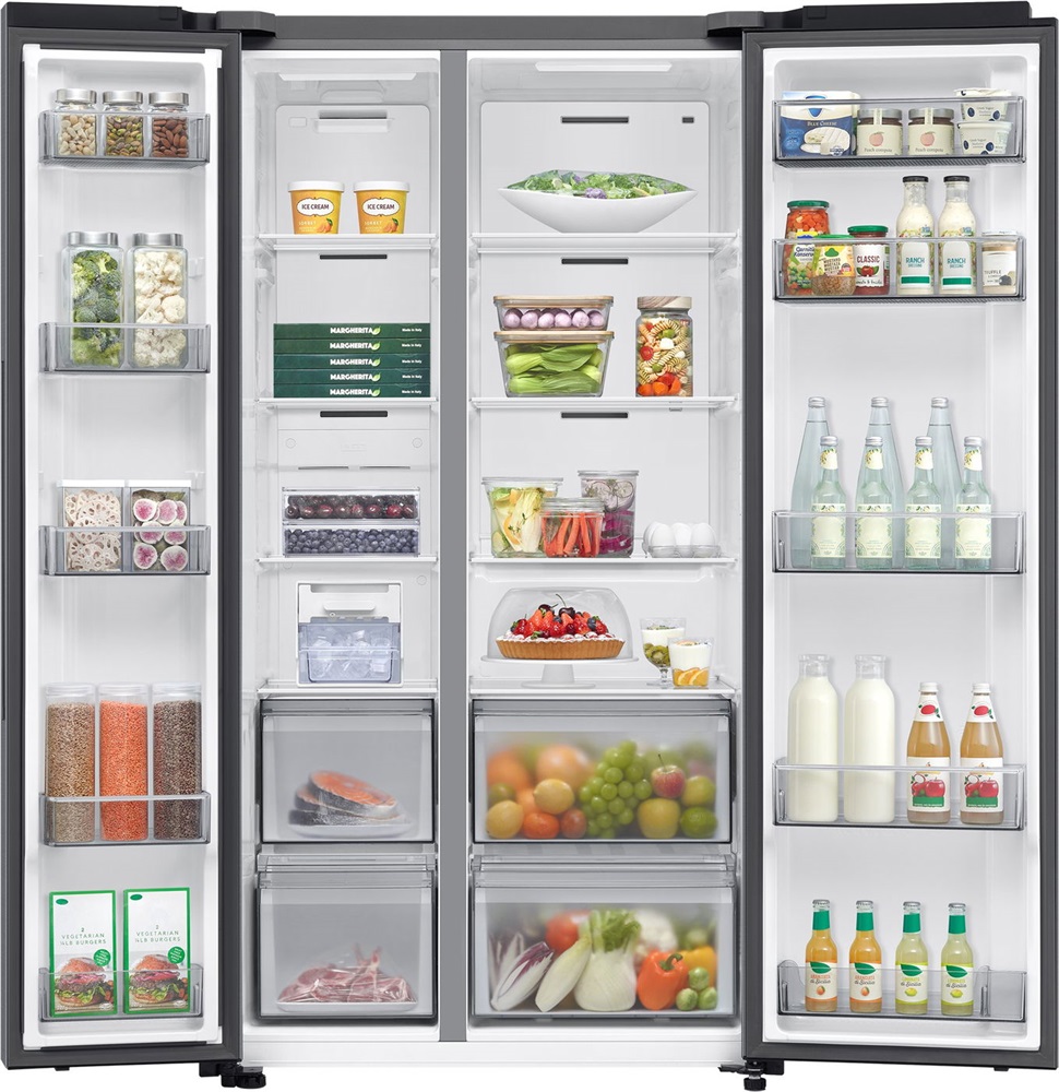 Samsung RS70F65QETEO side-by- side, Hűtő:420L, Fagyasztó:239L, hűtőszekrény