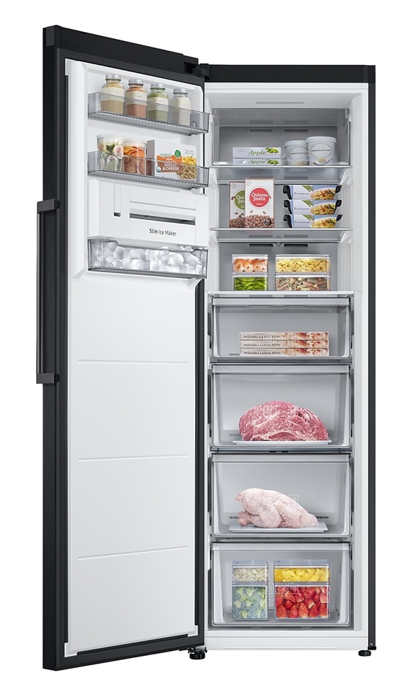 Samsung RZ32C7CBEB1/EF fekete, egyajtós, Hűtő:263L, fagyasztószekrény