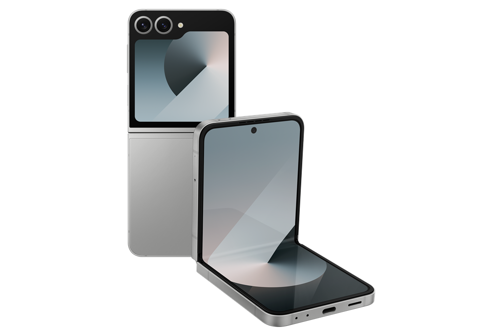 Samsung SM-F741B Galaxy Z Flip6 6,7" 5G 12/256GB DualSIM Ködös ezüst okostelefon