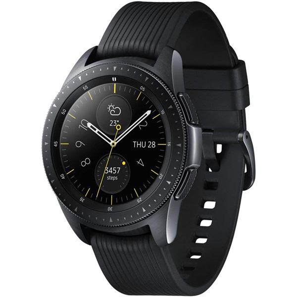 Samsung SM-R810NZKAXEH Galaxy Watch (42 mm) fekete okosóra