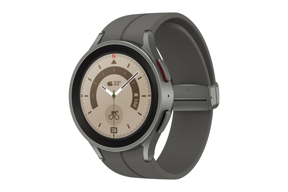 Samsung SM-R925FZTAEUE Galaxy Watch 5 Pro (45mm) LTE titánium okosóra (Újracsomagolt)