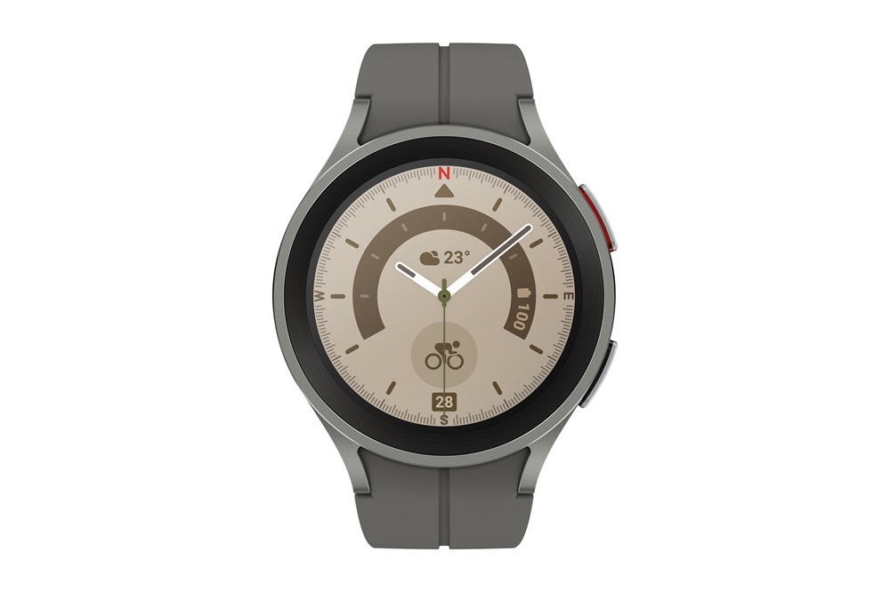Samsung SM-R925FZTAEUE Galaxy Watch 5 Pro (45mm) LTE titánium okosóra (Újracsomagolt)