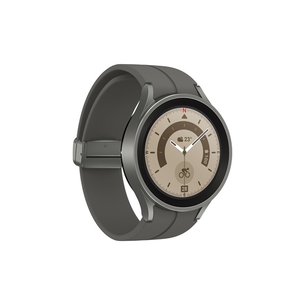 Samsung SM-R925FZTAEUE Galaxy Watch 5 Pro (45mm) LTE titánium okosóra (Újracsomagolt)