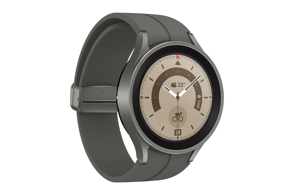 Samsung SM-R925FZTAEUE Galaxy Watch 5 Pro (45mm) LTE titánium okosóra (Újracsomagolt)