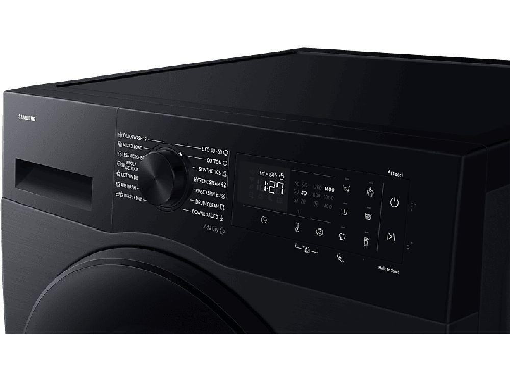 Samsung WD90DG5B15BBLE fekete, elöltöltős, max.1400ford., 9 kg/6 kg, mosó-szárítógép