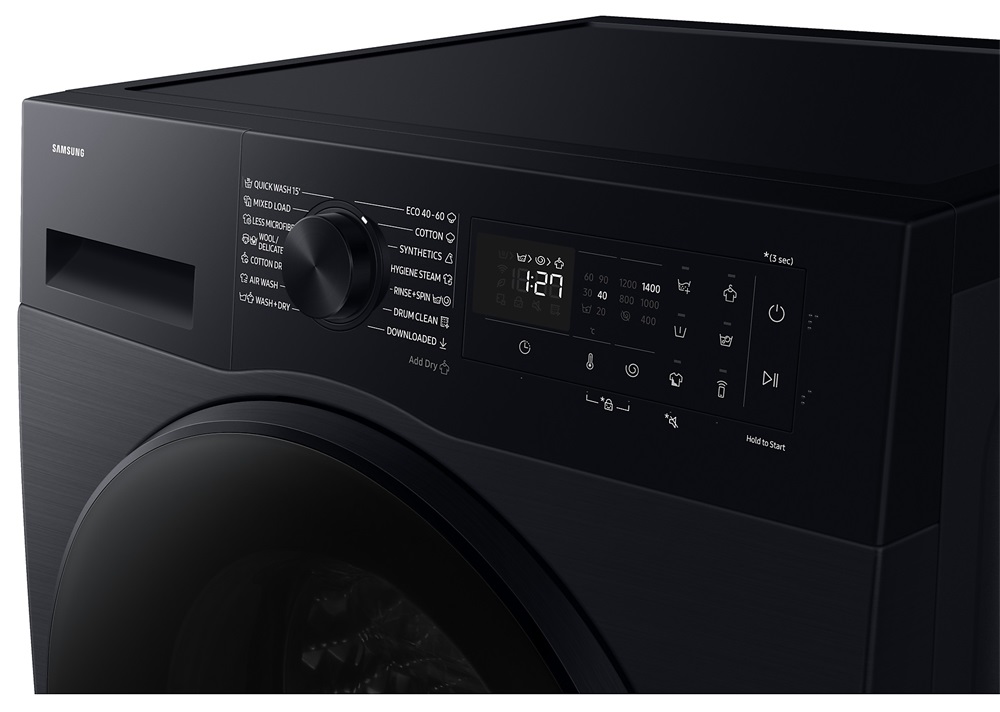 Samsung WD90DG5B15BBLE fekete, elöltöltős, max.1400ford., 9 kg/6 kg, mosó-szárítógép