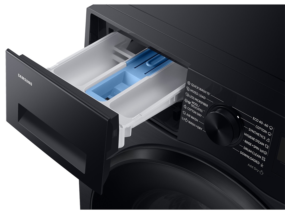 Samsung WD90DG5B15BBLE fekete, elöltöltős, max.1400ford., 9 kg/6 kg, mosó-szárítógép