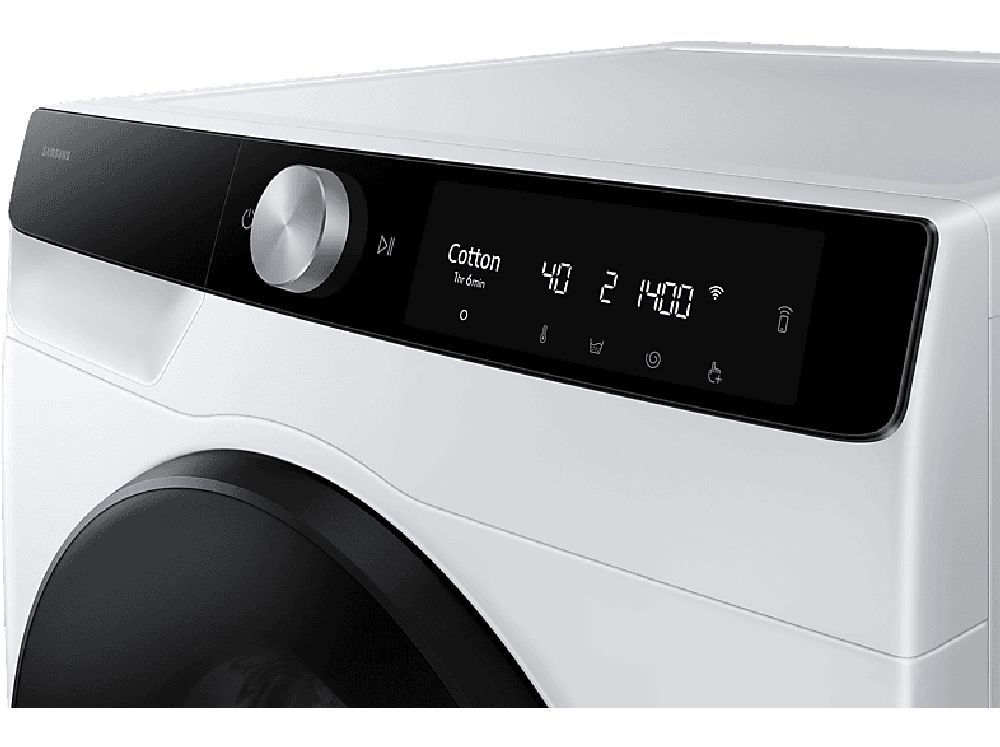 Samsung WD90DG6B85BKU4 fehér, elöltöltős, max.1400ford., 9 kg/6 kg, mosó-szárítógép (Újszerű)