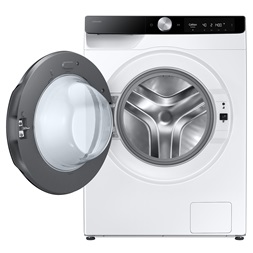 Samsung WD90DG6B85BKU4 fehér, elöltöltős, max.1400ford., 9 kg/6 kg, mosó-szárítógép (Újszerű)