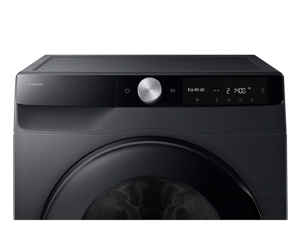 Samsung WD90DG6G94BBU4 fekete, elöltöltős, max.1400ford., 9 kg/5 kg, mosó-szárítógép (Újszerű)