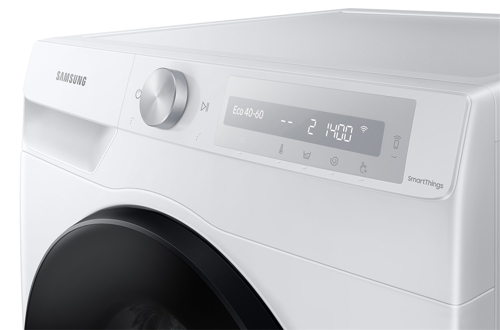 Samsung WD90T634DBH/S6 fehér, elöltöltős, max.1400ford., 9 kg/6 kg, mosó-szárítógép (Újszerű)