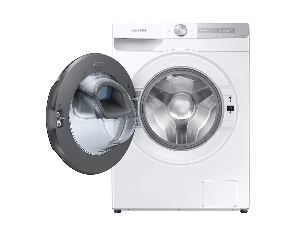 Samsung WD90T754DBH/S6 fehér, elöltöltős, max.1400ford., 9 kg/6 kg, mosó-szárítógép