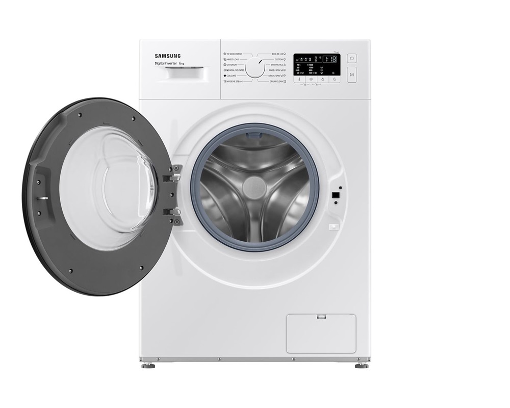 Samsung WW60A3120BE/LE fehér, elöltöltős, keskeny, max.1200ford., 6 kg, mosógép (Újszerű)