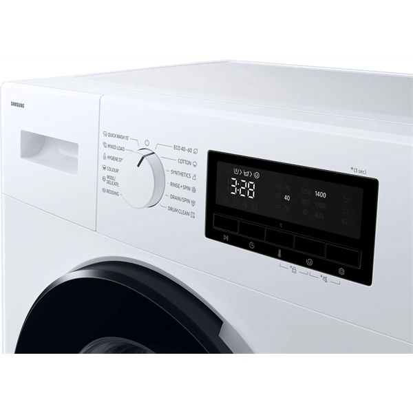 Samsung WW70FG3M05AWLE fehér, elöltöltős, keskeny, max.1400ford., 7 kg, mosógép