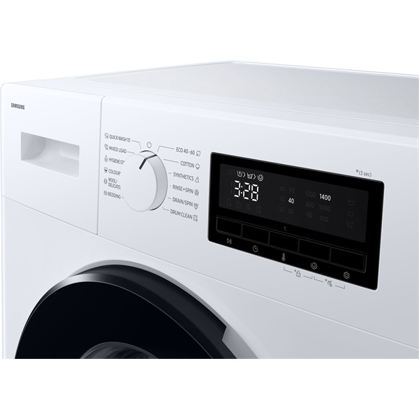 Samsung WW70FG3M05AWLF fehér, elöltöltős, keskeny, max.1400ford., 7 kg, mosógép