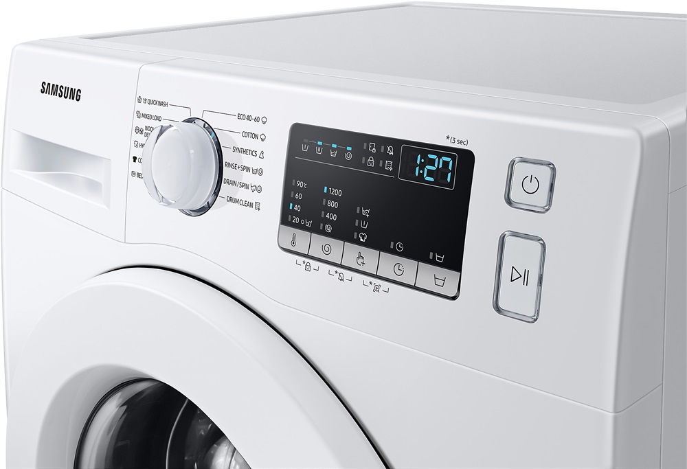 Samsung WW70T4020EE/LE fehér, elöltöltős, max.1200ford., 7 kg, mosógép