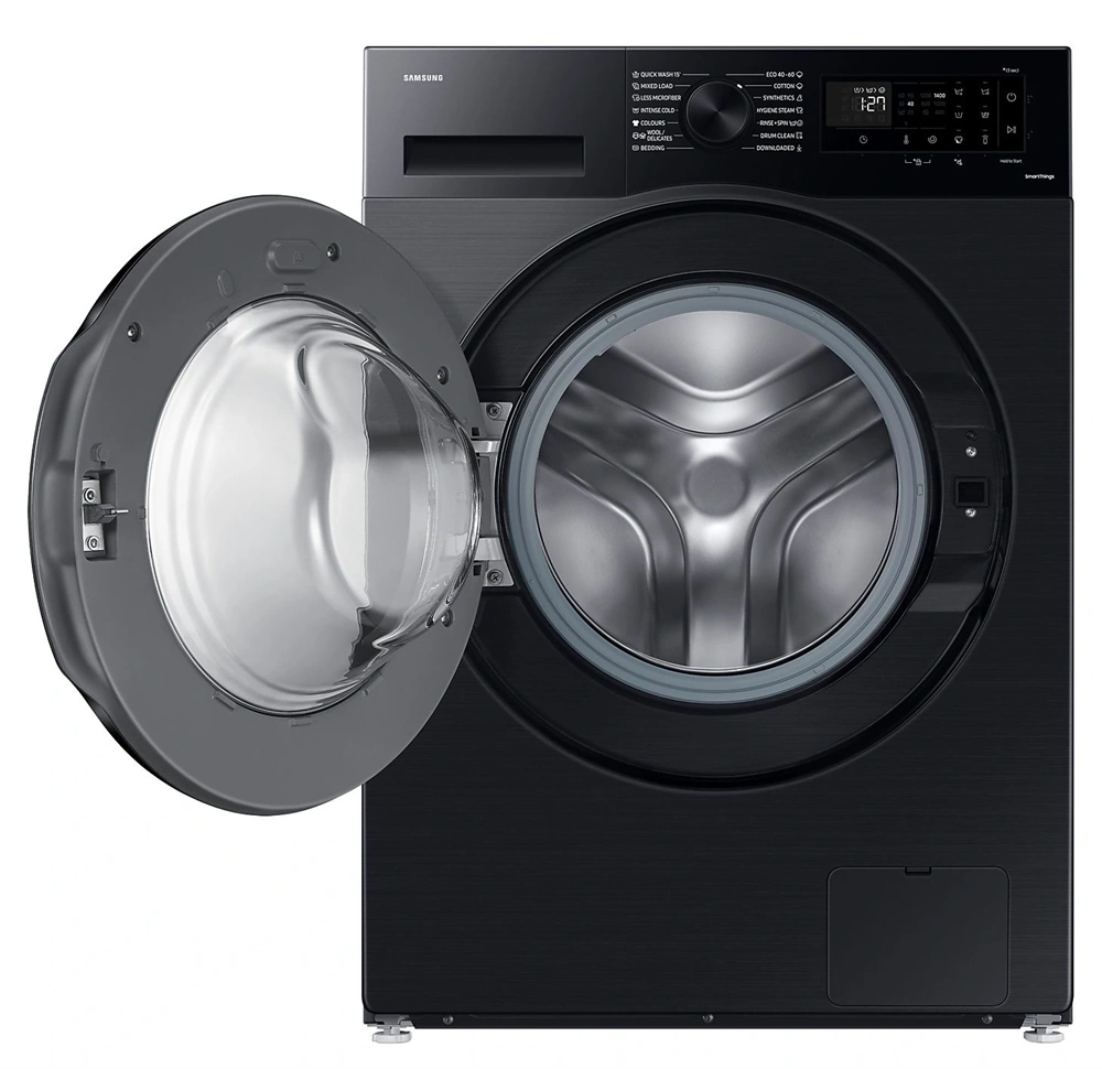 Samsung WW80CGC04DABLE fekete, elöltöltős, max.1400ford., 8 kg, mosógép (Használt - A)