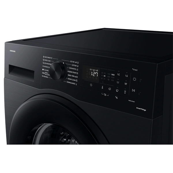 Samsung WW80CGC04DABLE fekete, elöltöltős, max.1400ford., 8 kg, mosógép (Használt - A)