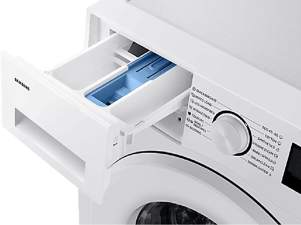 Samsung WW80CGC04DTELE fehér, elöltöltős, max.1400ford., 8 kg, mosógép (Újszerű)