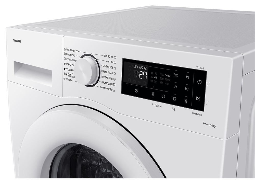 Samsung WW80CGC04DTELE fehér, elöltöltős, max.1400ford., 8 kg, mosógép (Újszerű)