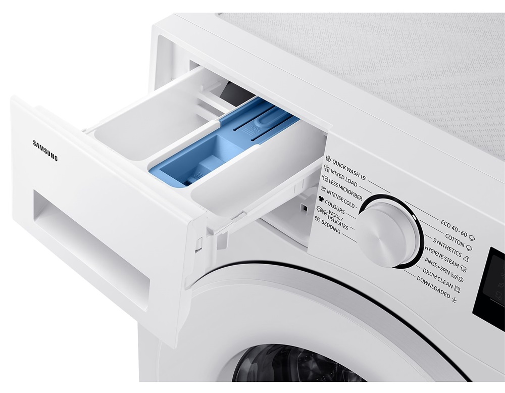 Samsung WW80CGC04DTELE fehér, elöltöltős, max.1400ford., 8 kg, mosógép (Újszerű)