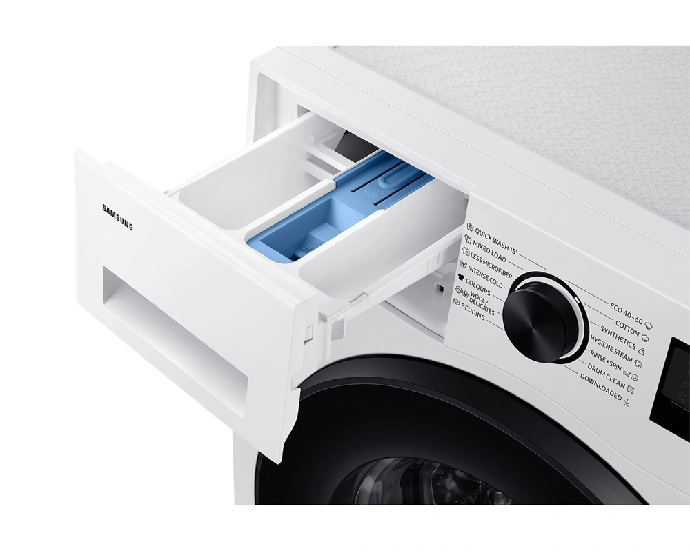 Samsung WW90CGC04DAELE fehér, elöltöltős, max.1400ford., 9 kg, mosógép (Használt - B)