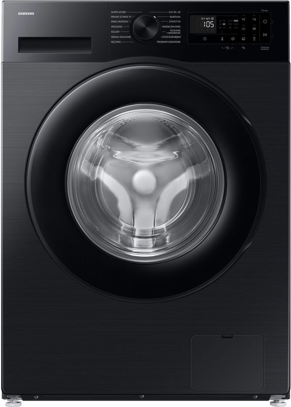 Samsung WW90DG5G34ABLE fekete, elöltöltős, keskeny, max.1400ford., 9 kg, mosógép (Újszerű)