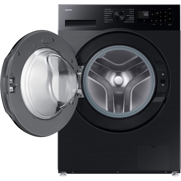 Samsung WW90DG5G34ABLE fekete, elöltöltős, keskeny, max.1400ford., 9 kg, mosógép (Újszerű)