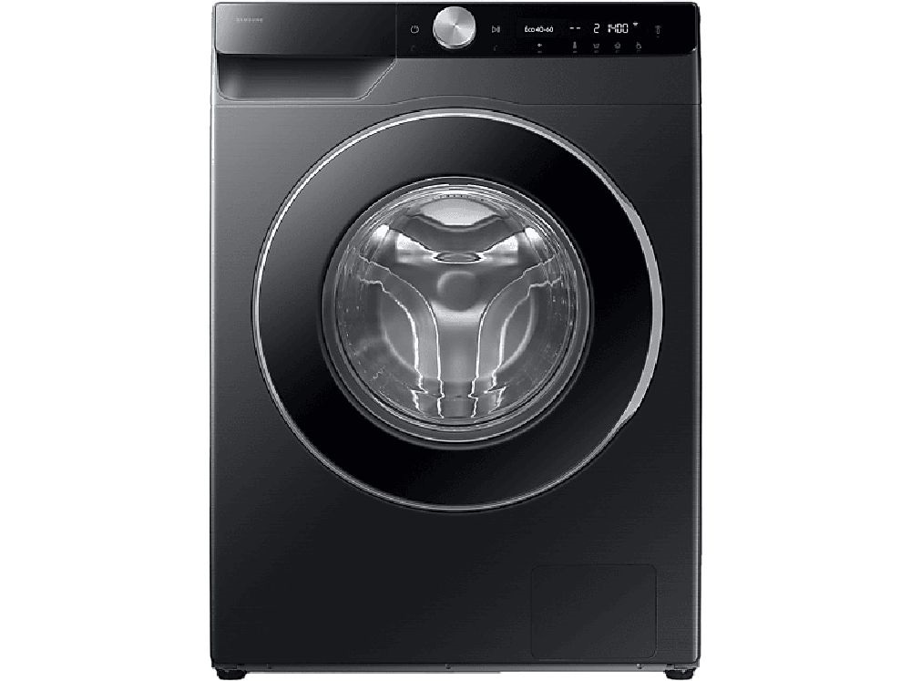 Samsung WW90DG6U25LBU4 fekete, elöltöltős, max.1400ford., 9 kg, mosógép (Újszerű)