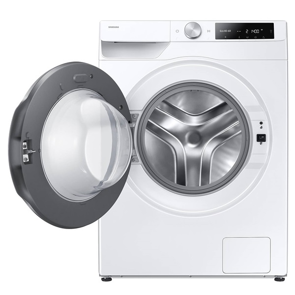 Samsung WW90DG6U25LEU4 fehér, elöltöltős, max.1400ford., 9 kg, mosógép (Újszerű)
