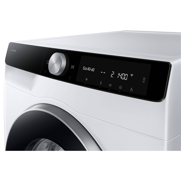 Samsung WW90DG6U25LKU4 fehér, elöltöltős, max.1400ford., 9 kg, mosógép (Újszerű)