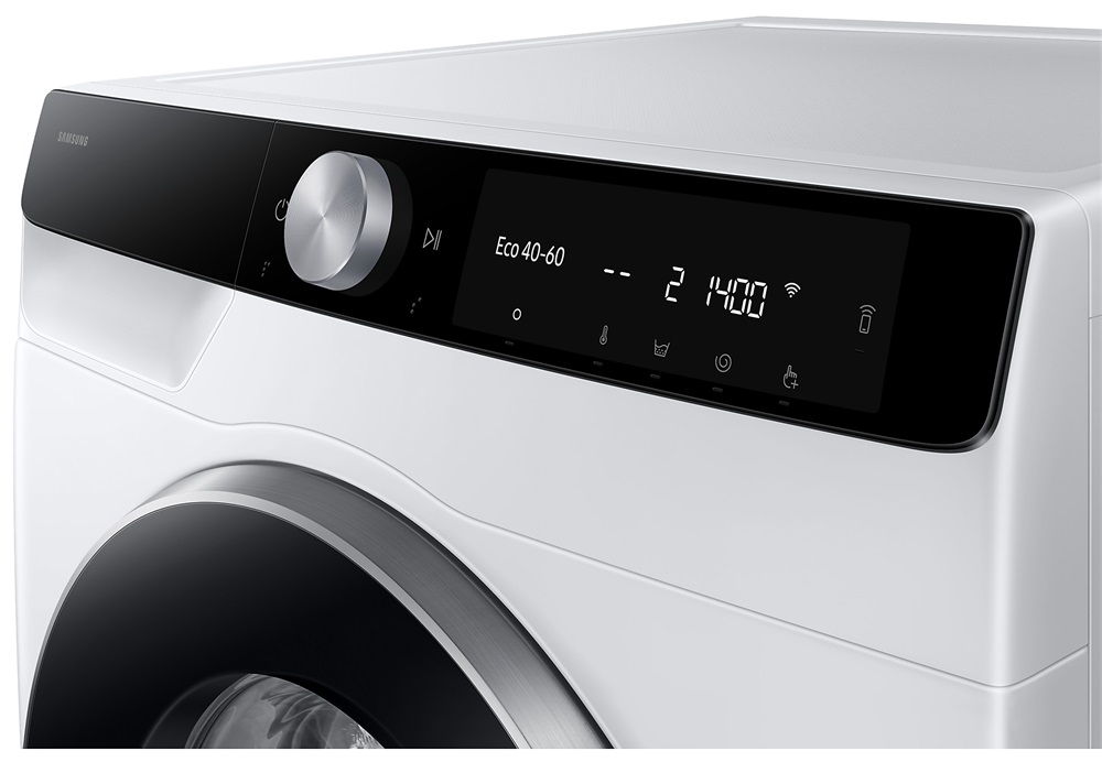 Samsung WW90DG6U85LKU4 fehér, elöltöltős, max.1400ford., 9 kg, mosógép