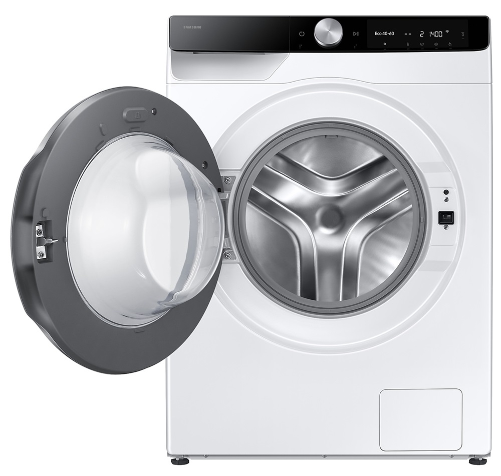 Samsung WW90DG6U85LKU4 fehér, elöltöltős, max.1400ford., 9 kg, mosógép