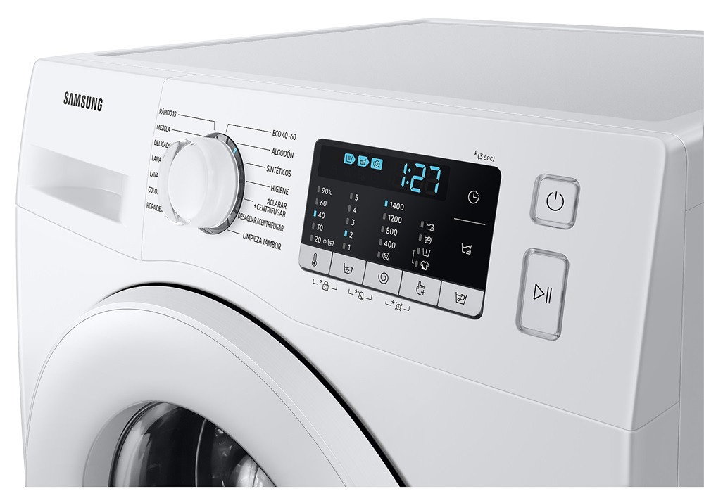 Samsung WW90TA046TE/LE fehér, elöltöltős, max.1400ford., 9 kg, mosógép